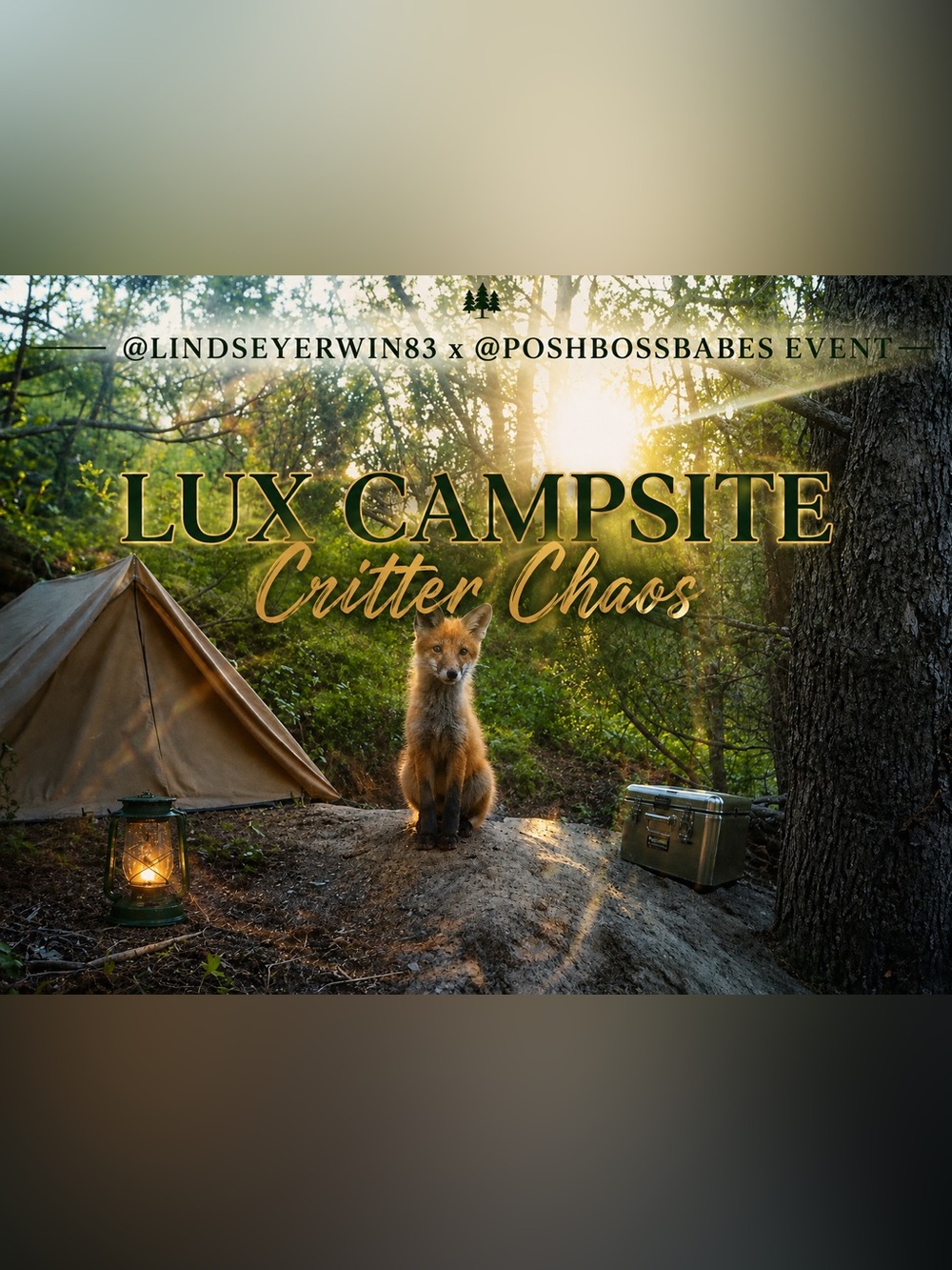 Luxe Campsite Critter Chaos Live Show Event Listing